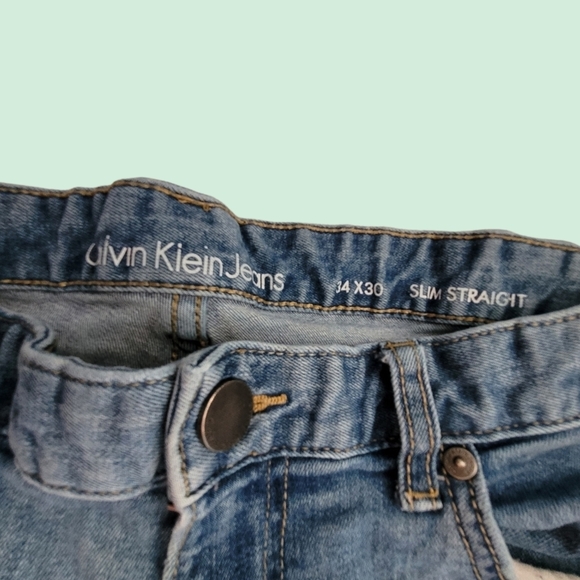 Calvin klein jeans slim straight 34x30 - Picture 3 of 4